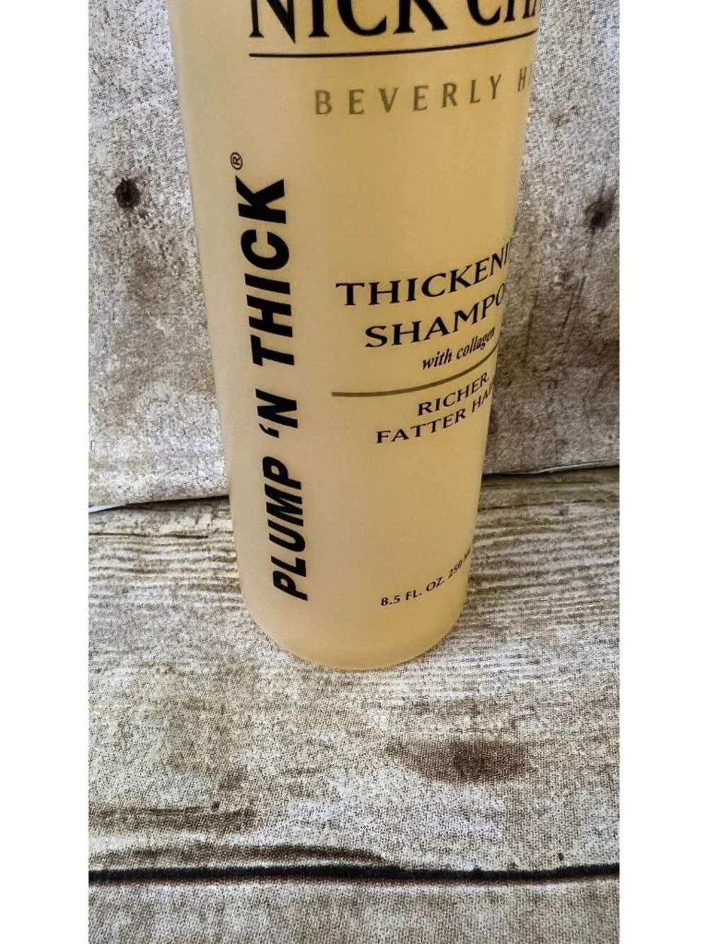 NICK‎ CHAVEZ Plump N Thick Thickening Shampoo W/ Collagen  8.5 oz Unused